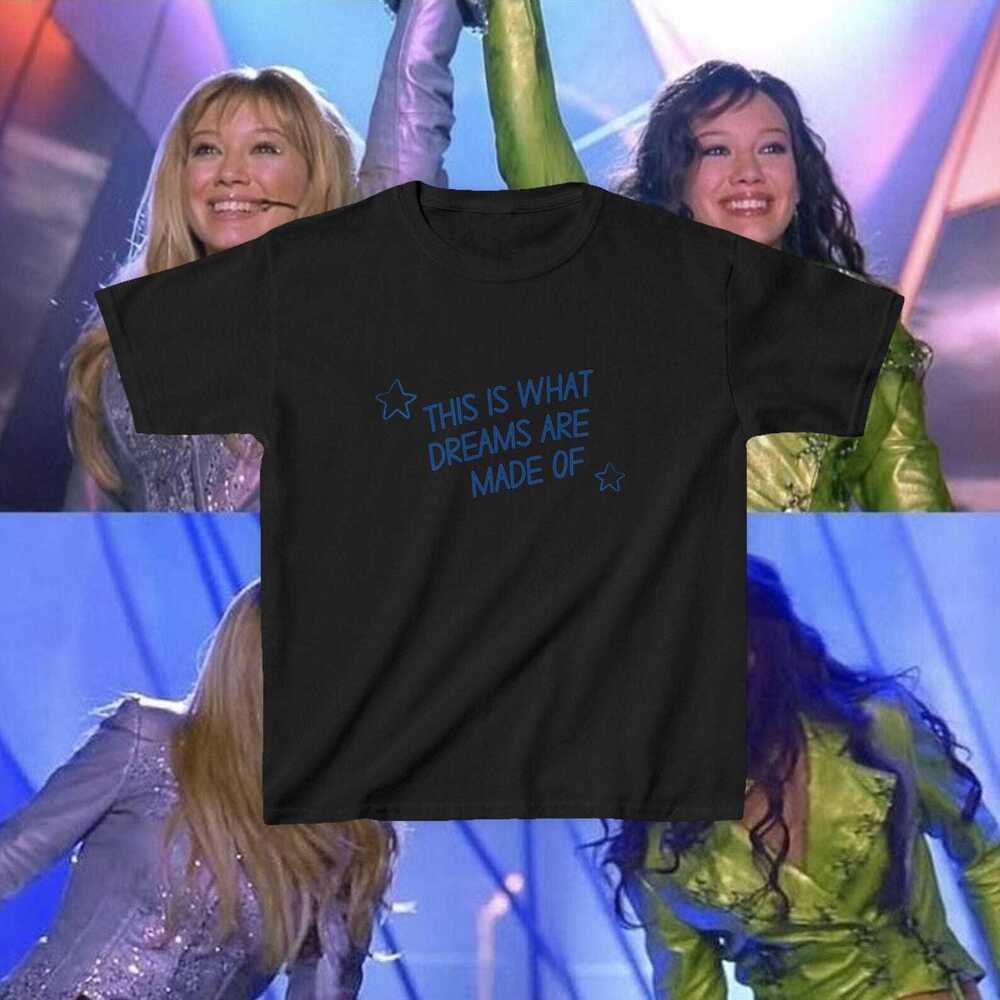 Lizzie McGuire Movie Baby Tee This Is What Dreams Are Made Of Y2K Movie Black